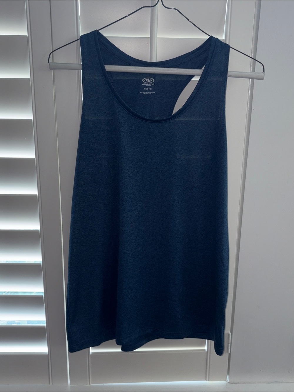 Athletic Works Women's Navy Racerback Tank Top